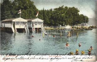 1904 Abbazia, Opatija; Bad Tomascevaz / beach, bathers. Dr. Trenkler Co. (EK)