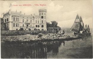 1913 Abbazia, Opatija; Villa Neptun (EK)