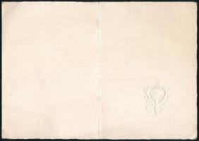 1937 Berlin, Göring birodalmi vadászmester által kiadott meghívó a nemzetközi vadászkiállítás alkalm...