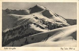 1940 Rahó, Rachov, Rahiv, Rakhiv; Pop Iván télen / mountain in winter