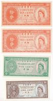 Hong Kong 1961-1971. 1c + 1961-1965. 5c + 10c (2x) T:I Hong Kong 1961-1971. 1 Cent + 1961-1965. 5 Cents + 10 Cents (2x) C:UNC Krause 325, 326, 327