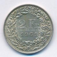 Svájc 1961B 2Fr Ag T:1-,2 Switzerland 1961B 2 Francs Ag C:AU,XF Krause KM#21