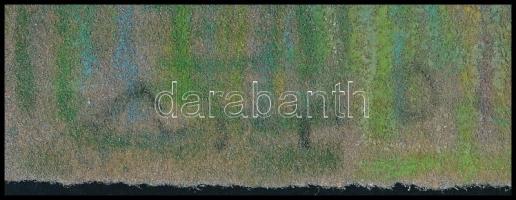 Papp Oszkár (1925-2011): Szerkezet (cím nélkül). Pasztell, papír, jelezve balra lent. 24×30,5 cm