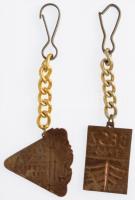 1964-1968. 2xklf "BESZ (Budapesti Evezős Szövetség)" zománcozott kulcstartók T:1-,2