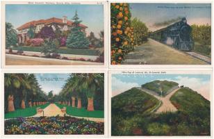 7 db RÉGI amerikai város képeslap / 7 pre-1945 American (USA) town-view postcards