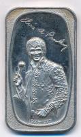 Amerikai Egyesült Államok DN Elvis Presley 1935-1977 / Dahlonega Mint befektetési ezüst tömb (1oz/31,22g/0.999/29x50mm) T:1- (PP) patina USA ND Elvis Presley 1935-1977 / Dahlonega Mint silver bar (1oz/31,22g/0.999/29x50mm) C:AU (PP) patina
