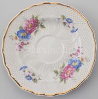 Hollóházi porcelán két személyes teás készlet. Kézzel festett, jelzett, hibátlan