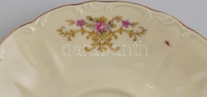 Rohlau teás készlet dupla kiöntőkkel, hat személyes. Matricás, jelzett, hibátlan