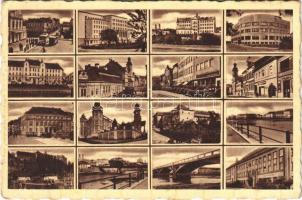 Ungvár, Uzshorod, Uzhhorod, Uzhorod; mozaiklap / multi-view postcard (EK)