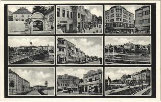 1939 Ungvár, Uzshorod, Uzhhorod, Uzhorod; mozaiklap. J. Seidenfeld kiadása / multi-view postcard