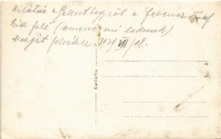 1929 Budapest, látkép a Gellérthegyről a Ferenc József híd felé. photo (EK)