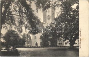 1918 Nagykároly, Carei; Gróf Károlyi kastély. Id. Weinwurm Antal kiadása / castle (EK)