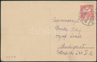 1917 Bende István őrgrófnak címzett vicces hangvételű levelezőlap