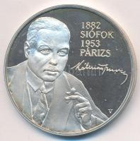 2001. "Siófok a nyár fővárosa / Kálmán Ferenc" peremén jelzett Ag emlékérem. Szign.: V, &q...
