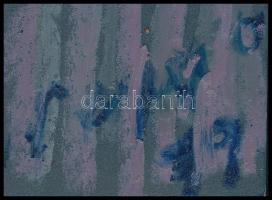 Papp Oszkár (1925-2011): Virágcsendélet, 1979. Olaj, papír, jelzett. 30×23 cm