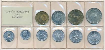 1984. 2f-20Ft (10xklf) érmés forgalmi sor fóliatokban T:1 Adamo FO17