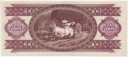 1995. 100Ft "B114 020549" elcsúszott nyomat T:I Adamo F39