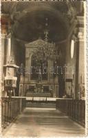 Felsőbánya, Baia Sprie; templom, belső / church, interior. photo (fl)