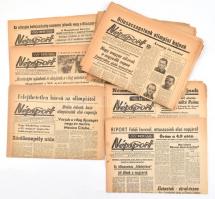 1964-1968 A 1968-as Népsport 18 lapszáma, és az 1964-es Népsport 1 lapszáma, bennük a nyári olimpiák híreivel is. Változó állapotban.