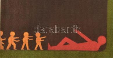 ef. Zámbó (efZámbó) István (1950-): Engedjétek hozzám a gyermekeket, 2013. Computer print, merített ...