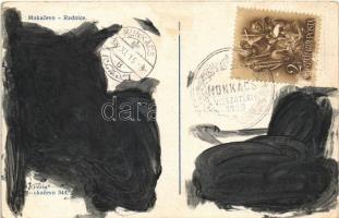 Munkács, Mukacheve, Mukacevo; Radnice / Városháza / town hall + "1938 Munkács visszatért" ...