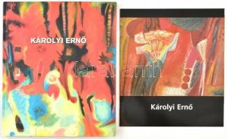 2 db Károlyi Ernő (1923-2016) festőművész munkásságát bemutató könyv és katalógus:  Wehner Tibor: Károlyi Ernő. Bp.-Sopron, é.n., Körmendi Galéria. 165p. Károlyi Ernő műveinek reprodukcióival gazdagon illusztrált. Kiadói kartonált papírkötés. + Károlyi Ernő kiállítása a Palme Házban 2003 július 10-től 27-ig. H.n., é.n., k.n.. 16 sztl. oldal. Kiállítási katalógus. Károlyi Ernő műveinek reprodukcióival illusztrált. Kiadói papírkötés.