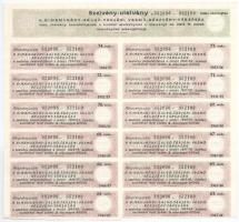 Budapest 1925. "Rimamurány-Salgó-Tarjáni Vasmű Részvény-Társaság" öt részvénye egyenként 5...