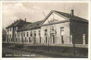 1938 Mohács, M. kir. téli gazdasági iskola. Fridrich Oszkár kiadása