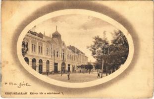 1914 Kisújszállás, Kálvin tér, Színház. Záhony Lajos kiadása (EK)