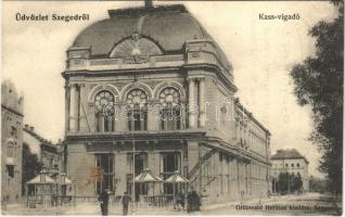 1906 Szeged, Kass vigadó. Grünwald Herman kiadása (EK)