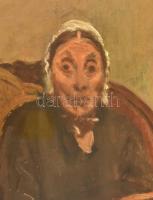 Szüle Péter (1886-1944): Olvasó hölgy (feltételezhetően Szüle Péter egy rokonának portréja), 1927. O...