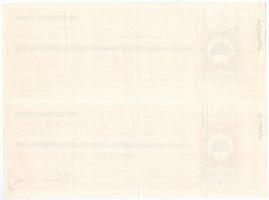 ~1930-1938. 4db kitöltetlen váltó, kettő aláírással + 1937-1940. 2db kitöltött váltó T:III