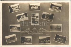 1929 Tátra, Tatry; Virágvölgy, Blumental, Kvetnica; nyaraló, szálloda / villa, hotel (EK)