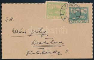 1919 Apponyi (Károly?) Zichy Máriának címzett német nyelvű levele