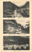 Körmöcbánya, Kremnitz, Kremnica; Zólyomvölgyi részlet, nyaraló, látkép / villa, general view (képeslapfüzetből / from postcard booklet) (EK)