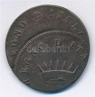 Olasz Államok / Napóleon Királysága 1808? 1S Cu "Napóleon" T:2 Italian States / Kingdom of...
