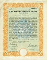 1944. Államadóssági kötvény 5q búzának megfelelő pénzbeli ellenértékéről, szelvényekkel + 1946. Álla...