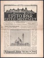 1929 Építőipar - Építő Művészet című újság 53. évfolyamának 29-30. száma