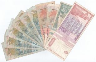 Románia 1992. 500L + 1994. 100.000L + 1998. 1000L (6x) + 5000L (2x) T:III,III-
Romania 1992. 500 Le...