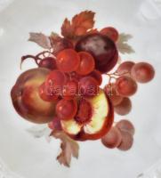 Rosenthal 12 db gyümölcs mintás tányér. Matricás, jelzett, hibátlan. d: 19 cm