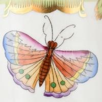 Herendi Viktória fogpiszkáló tartó. Kézzel festett, jelzett, hibátlan. 5 cm