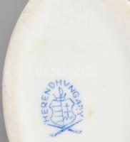 Herendi Viktória fogpiszkáló tartó. Kézzel festett, jelzett, hibátlan. 5 cm