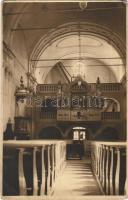 Torda, Turda; templom, belső / church, interior. photo (kopott sarkak / worn corners)