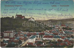 1918 Segesvár, Schässburg, Sighisoara; látkép. W. Nagy kiadása / general view (EK)