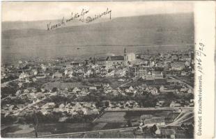 1906 Erzsébetváros, Dumbraveni; látkép. Scholtes A. kiadása / general view (EK)