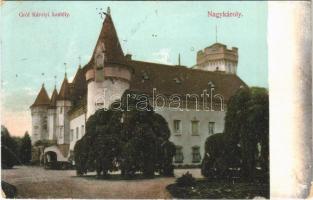 Nagykároly, Carei; Gróf Károlyi kastély. Csókás László kiadása / castle (EB)