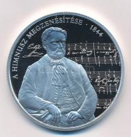 2019. 20.000Ft Ag A Himnusz megzenésítésének 175. évfordulója tanúsítvánnyal T:PP  Hungary 2019. 20.000 Forint Ag 175th Anniversary - Composing Music to the Hungarian Anthem with certificate C:PP