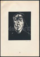 Magyar kisgrafika 1966. 10 db fa- és  linómetszet (Fery Antal, Gacs Gábor, Gyulay Líviusz, Jurida Ká...