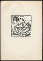 Magyar kisgrafika 1966. 10 db fa- és  linómetszet (Fery Antal, Gacs Gábor, Gyulay Líviusz, Jurida Ká...