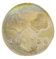 Ausztria / Vorderösterreich 1804H 6kr Ag "II. Ferenc" Günzburg (2,38g) T:1-
Austria / Fur...